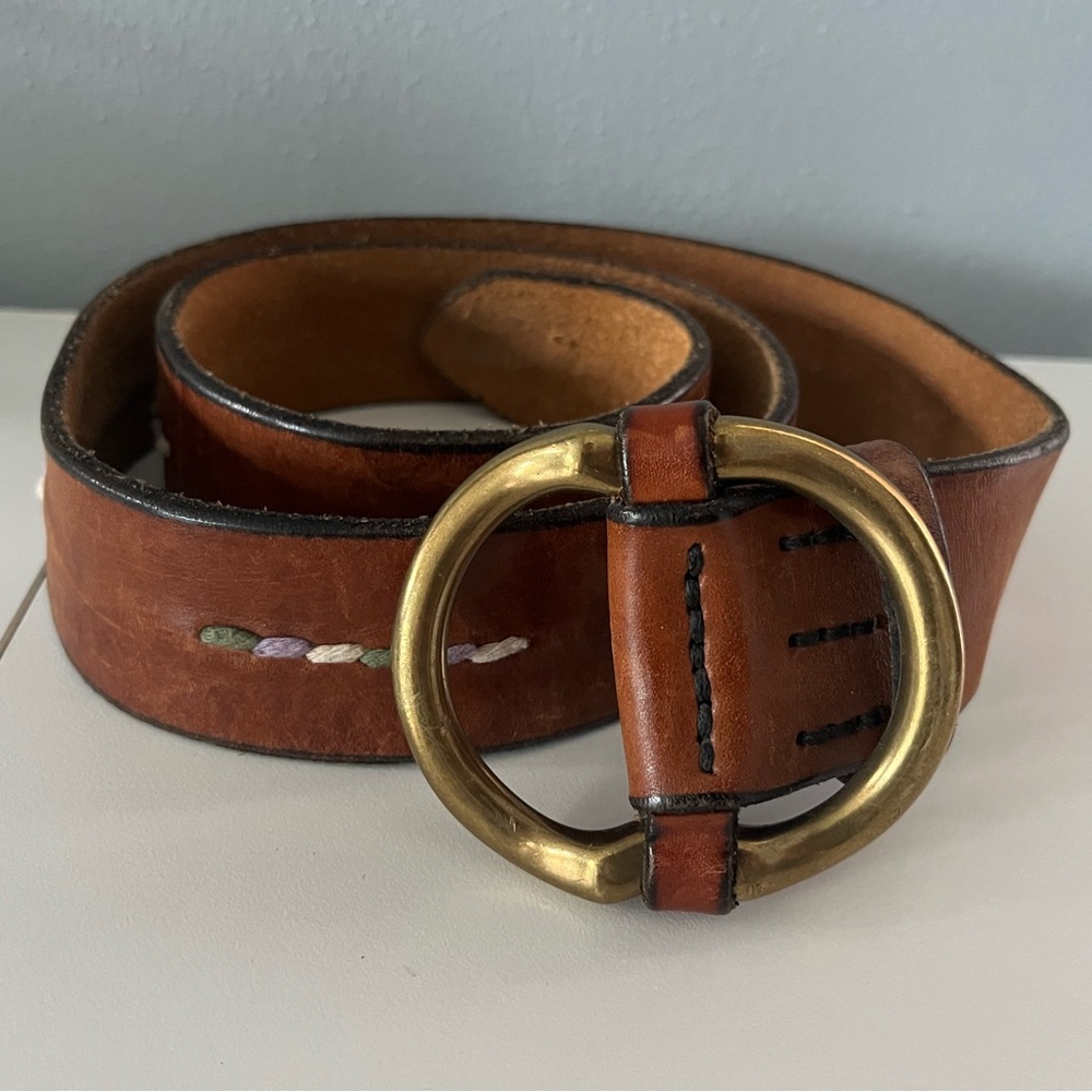 *LUCKY BRAND* Leather Slip Belt
